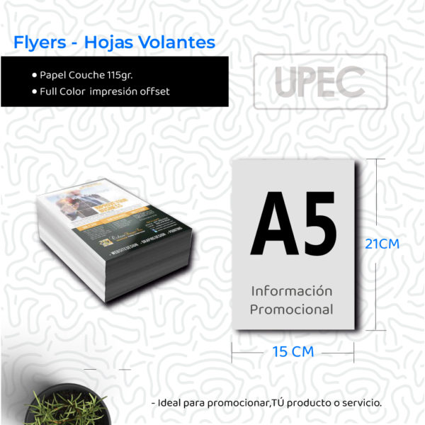 FLYERS A5 IMPRENTA QUITO