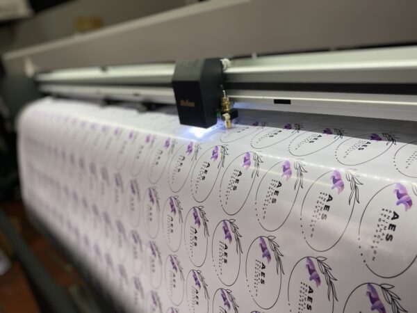 vinil impreso con corte de plotter